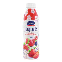 Jogurta dzēriens. Zemeņu