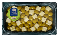 Zaļās olīvas ar Grieķu sieru 900g