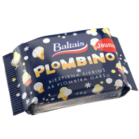 Baltais biezpiena sieriņš Blombino ar plombīra garšu
